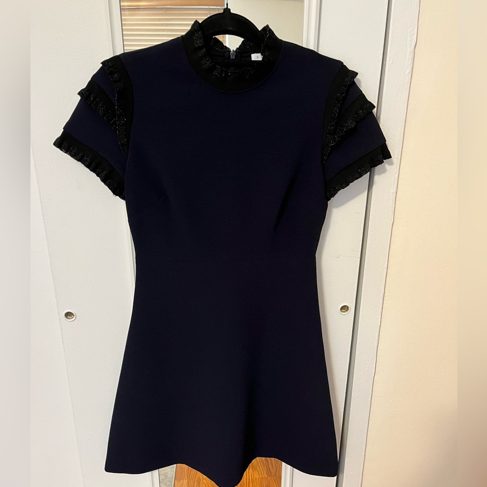 Sandro navy dress